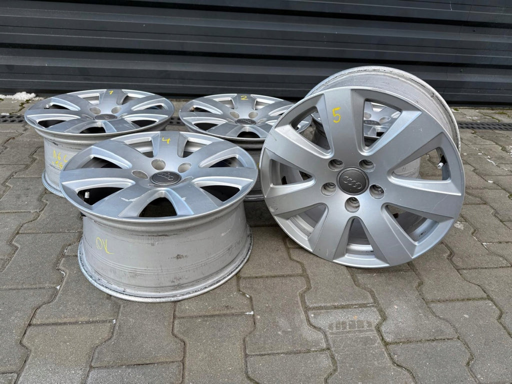 1x Alufelge 16 Zoll 7.5" 5x112 45ET Glanz Silber 4F0601025AJ Audi A6 C6 FEL5240904437fw