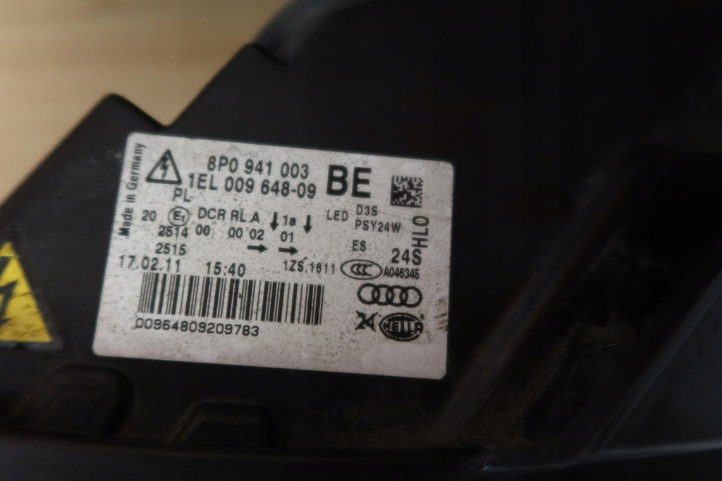 Frontscheinwerfer Audi A3 8P0941003 Xenon Links Scheinwerfer Headlight SCH6495921691da