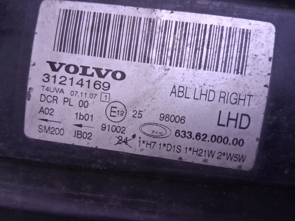 Frontscheinwerfer Volvo V70 S80 31214169 Xenon Rechts Scheinwerfer Headlight SCH9256898912vl