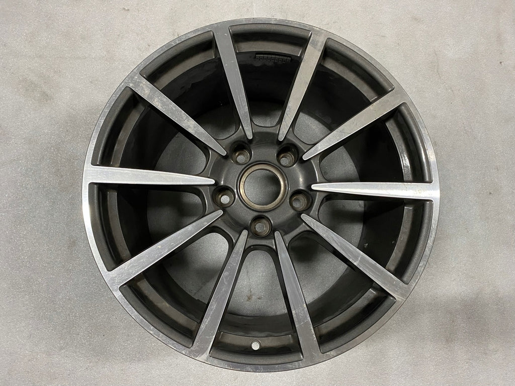 1x Alufelge 20 Zoll 11.5" 5x130 76ET Glanz Grau 99136276104 Mg 911 Carrera