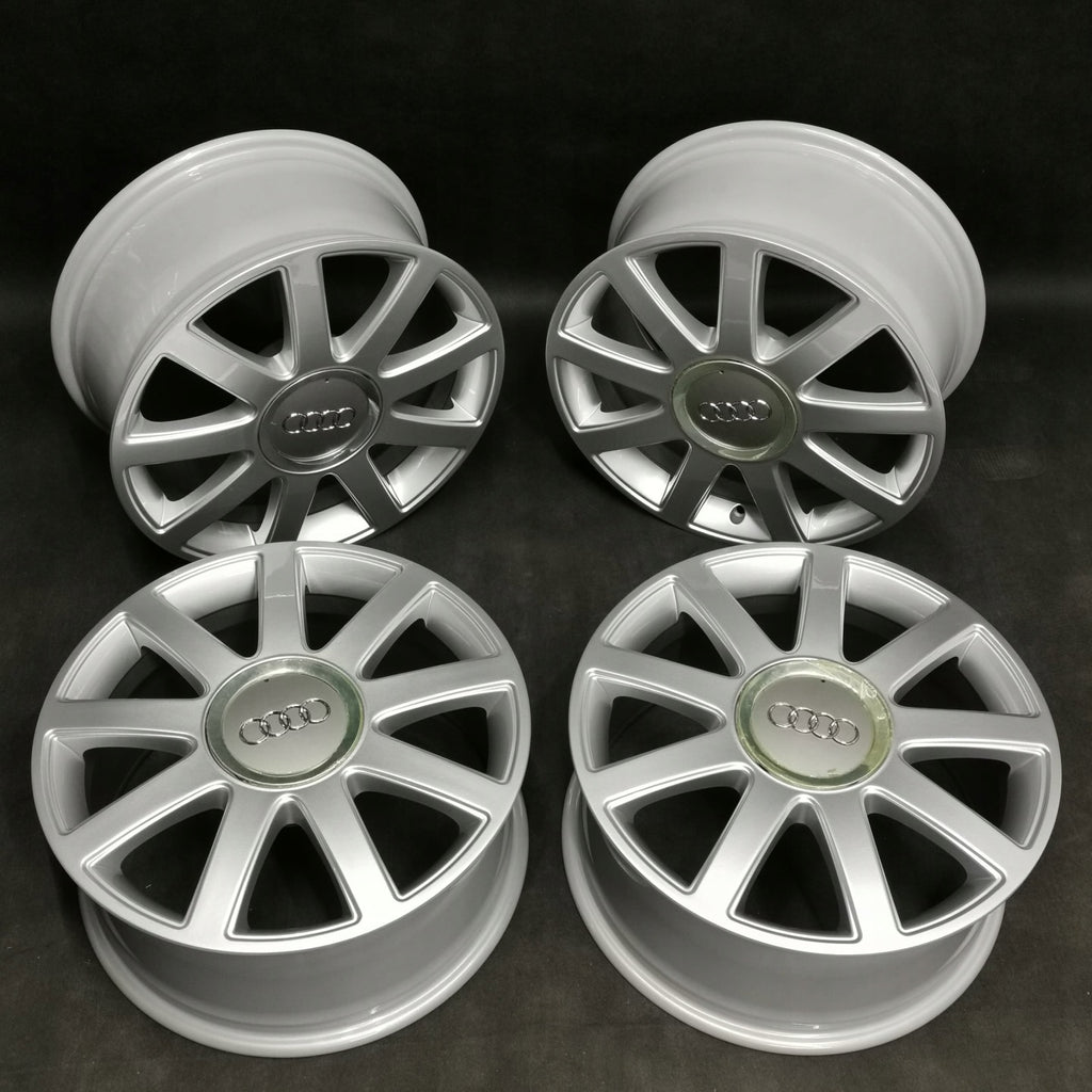 4x Alufelge 17 Zoll 7.5" 5x112 43ET Glanz Silber 8E0601025AC Audi A4 A3 FEL4543094682es