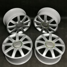 Laden Sie das Bild in den Galerie-Viewer, 4x Alufelge 17 Zoll 7.5" 5x112 43ET Glanz Silber 8E0601025AC Audi A4 A3 FEL4543094682es