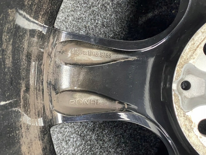 1x Alufelge 17 Zoll 8.5" 5x112 58ET Glanz Silber A2044016102 Mercedes-Benz W204 FEL9031369870wi