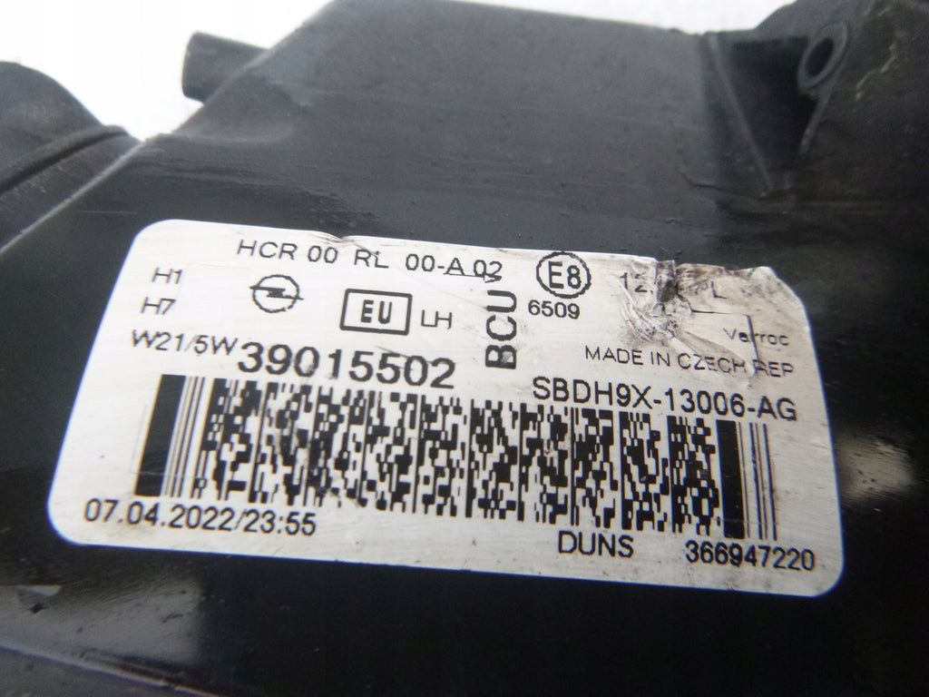 Frontscheinwerfer Opel Adam 39015502 Links Scheinwerfer Headlight