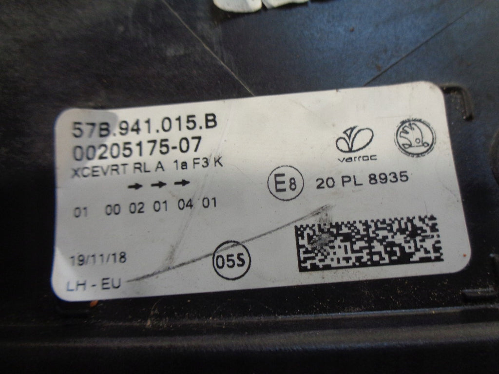 Frontscheinwerfer Skoda Karoq 57B941015B LED Links Scheinwerfer Headlight SCH6498420643ck