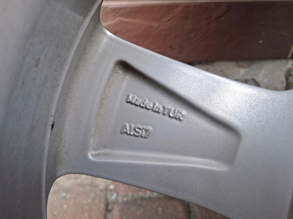 1x Alufelge 17 Zoll 7.0" 5x112 44 5ET Glanz Silber A2064017200 Mercedes-Benz FEL6250340316xe
