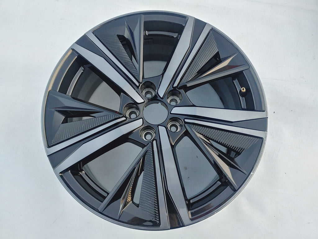 1x Alufelge 18 Zoll 8.0" 5x108 48ET Glanz Schwarz 9835058180 Peugeot 308 Iii