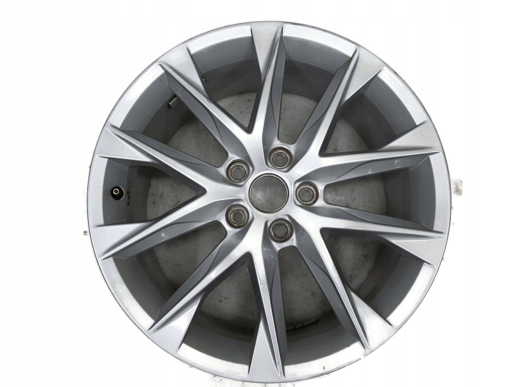 1x Alufelge 18 Zoll 7.5" 5x112 51ET Glanz Silber 5F0601025 Seat Leon Rim Wheel
