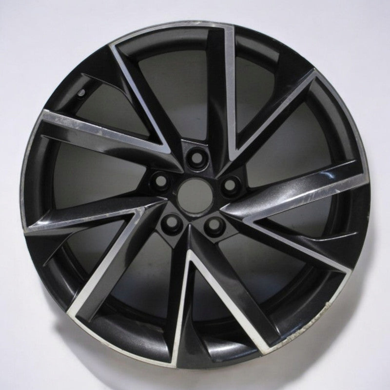 1x Alufelge 19 Zoll 8.0" 5x112 45ET Glanz Schwarz 57A601025R Skoda Karoq