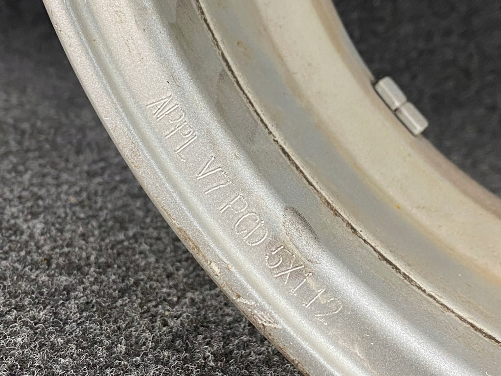 1x Alufelge 15 Zoll 6.0" 5x112 43ET Rim Wheel FEL7801541658lm