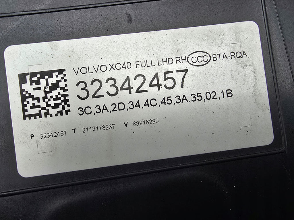 Frontscheinwerfer Volvo Xc40 32342457 Full LED Rechts Scheinwerfer Headlight SCH8110097165yq