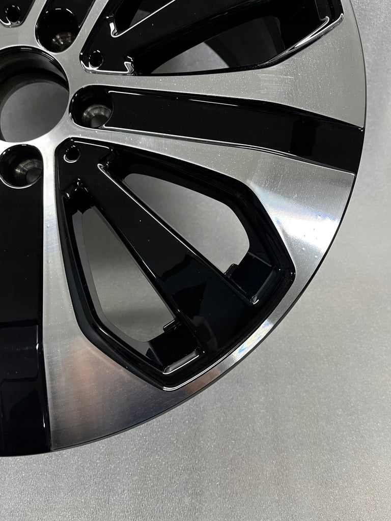 1x Alufelge 18 Zoll 8.0" 5x112 38ET Glanz Schwarz A2534014600 Mercedes-Benz Glc