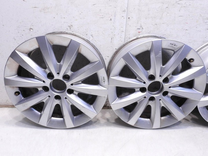 4x Alufelge 16 Zoll 6.5" 5x112 49ET Glanz Silber A2464010202 Mercedes-Benz W246 FEL3713283450wc