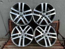 Load image into Gallery viewer, 4x Alufelge 16 Zoll 6.5" 5x112 50ET Glanz Graphit 1K0601025BM Mg Golf V I FEL5040788584eg
