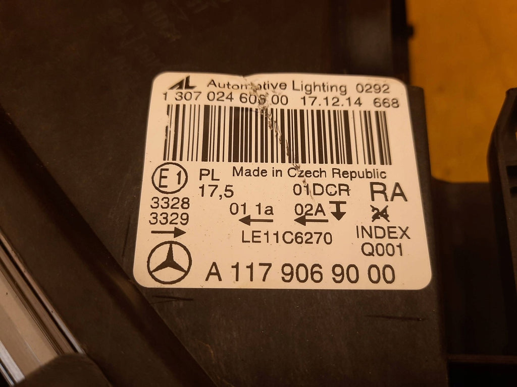 Frontscheinwerfer Mercedes-Benz Cla Amg A1179069000 Xenon Rechts Headlight SCH6558571830ij