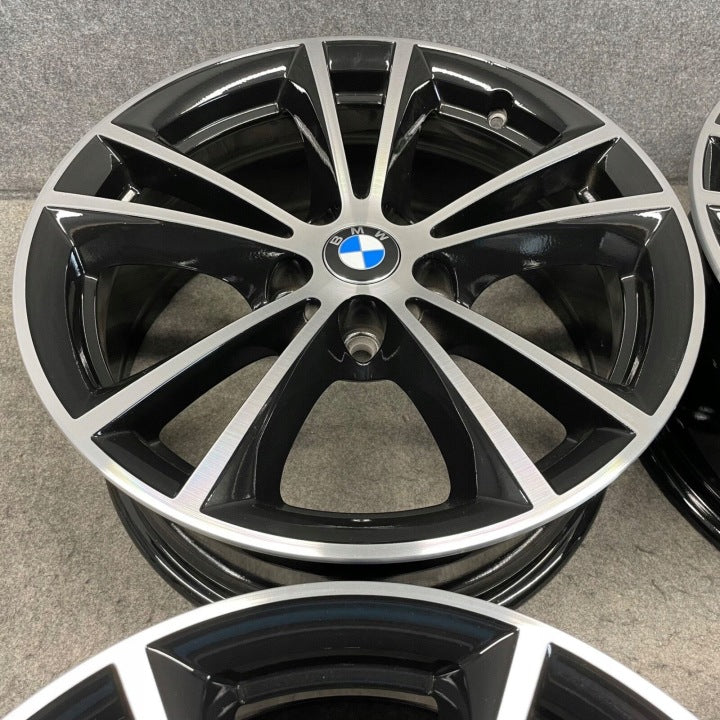 4x Alufelge 17 Zoll 7.5" 5x112 27ET Glanz Schwarz 6863417 BMW G31 G30 Rim Wheel FEL1708044388jo