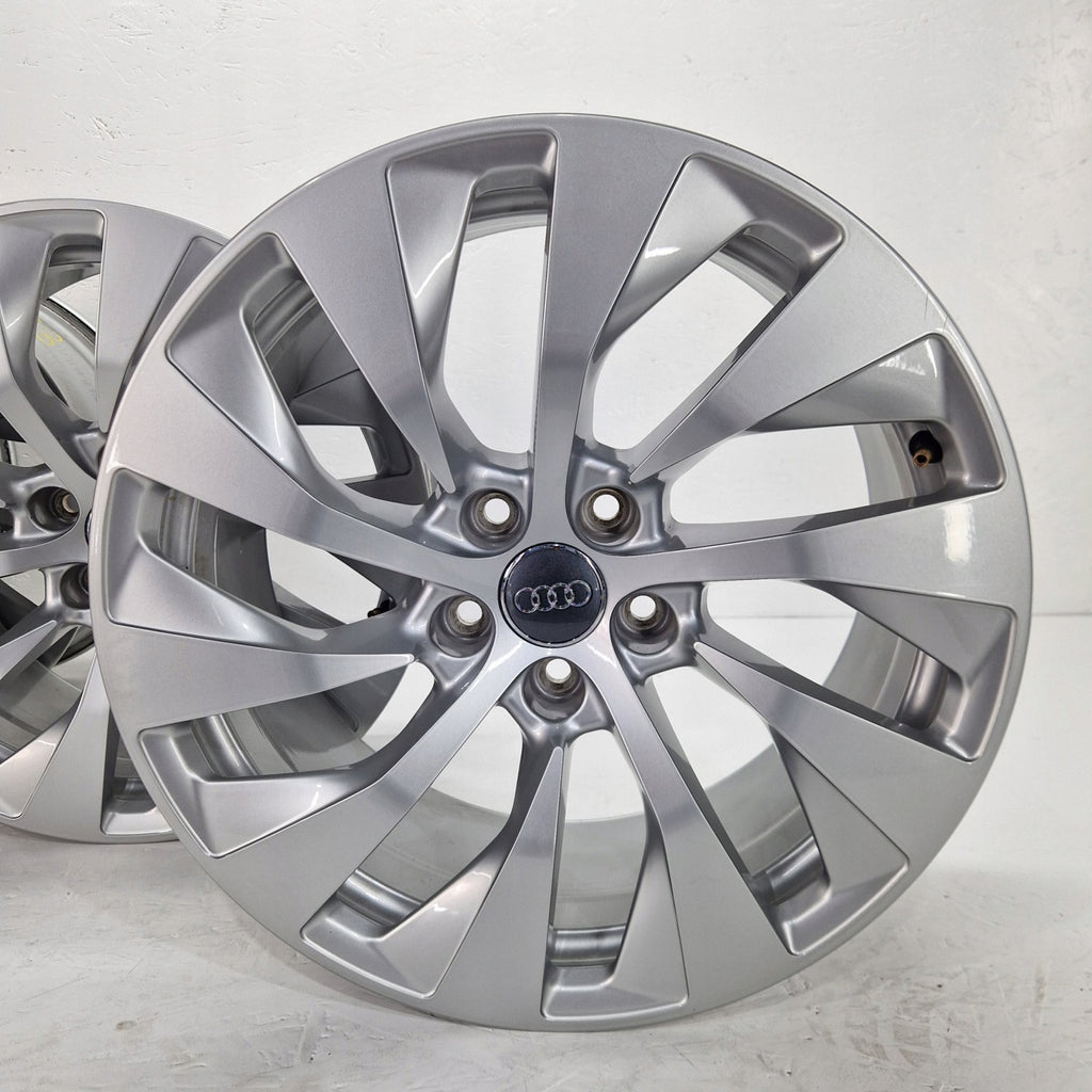 4x Alufelge 18 Zoll 8.0" 5x112 26ET Glanz Silber 4K8601025A Audi Rim Wheel FEL8863088489uv