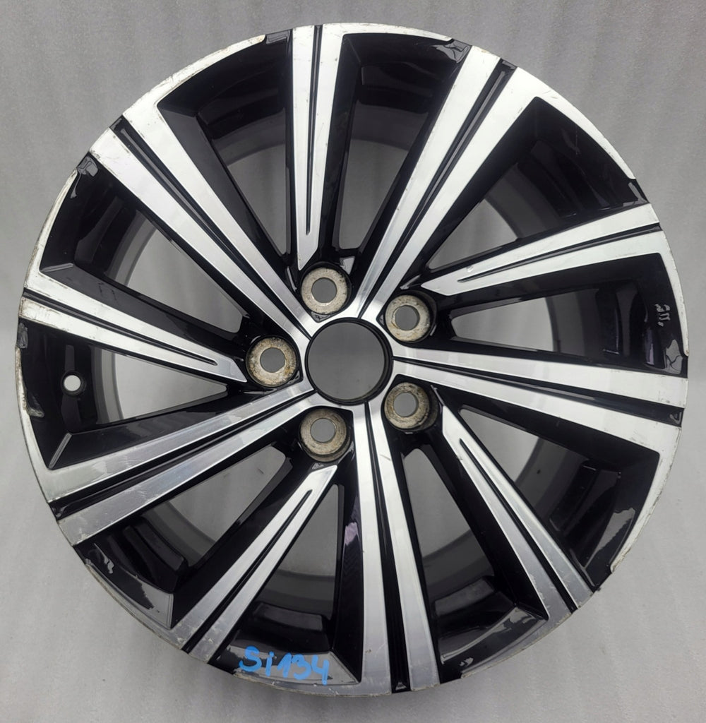 1x Alufelge 17 Zoll 7.5" 5x114.3 40ET Glanz Schwarz 42611-YYC00 Toyota Corolla FEL4884161318kg