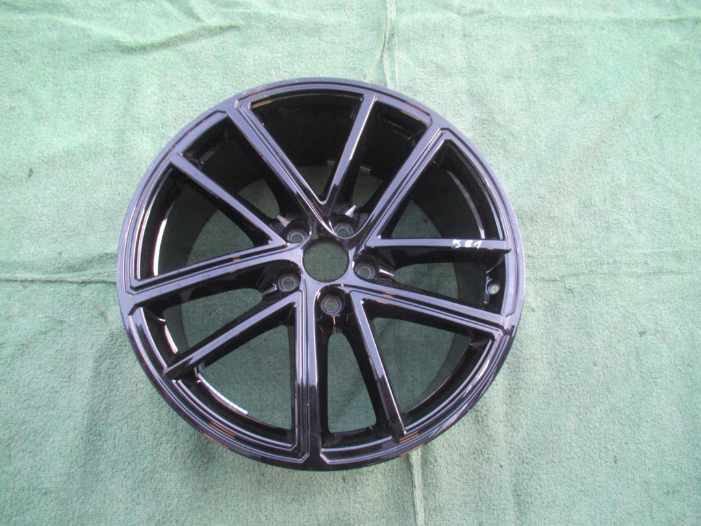 1x Alufelge 19 Zoll 8.5" 5x112 46ET Glanz Schwarz 8B3601025BA Audi A5 Rim Wheel FEL4452417299zv