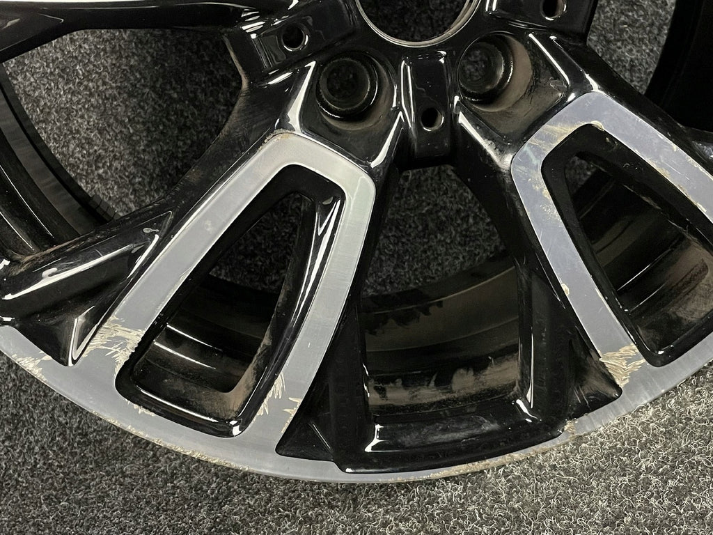 1x Alufelge 18 Zoll 7.0" 5x112 54ET Glanz Schwarz 6898049 Mini F57 F56 F55