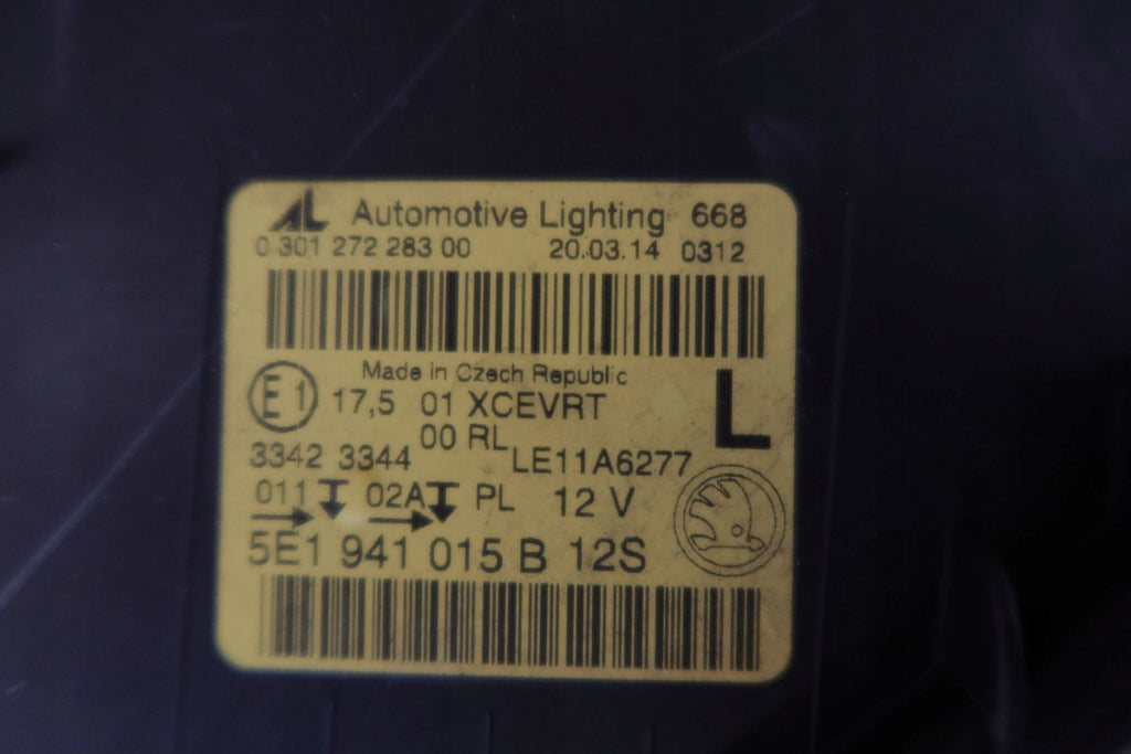 Frontscheinwerfer Skoda Octavia III 5E1941015B Xenon Links Headlight SCH8364141842vv
