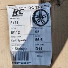 Load image into Gallery viewer, 1x Alufelge 19 Zoll KBA50169 VW Tiguan Allspace Rim Wheel FEL6124362226ed