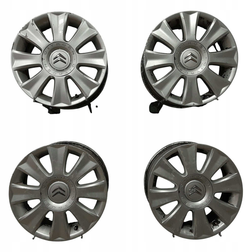 4x Alufelge 16 Zoll 6.5" 4x108 26ET Citroën I Rim Wheel FEL4824956122nn