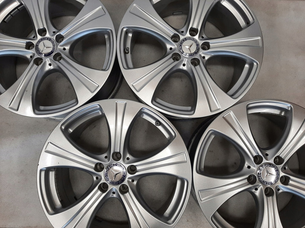 4x Alufelge 18 Zoll 8.0" 5x112 38ET Glanz Silber A2534010800 Mercedes-Benz Glc