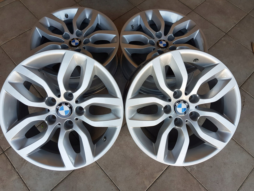 4x Alufelge 17 Zoll 7.5" 5x120 32ET Glanz Silber 6787576 BMW X4 F26 X3 F25 FEL8765526781zb