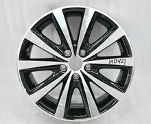 Laden Sie das Bild in den Galerie-Viewer, 1x Alufelge 16 Zoll 7.0" 5x100 46ET Glanz Schwarz 6R0601025N VW Polo 6r FEL3782972555cv