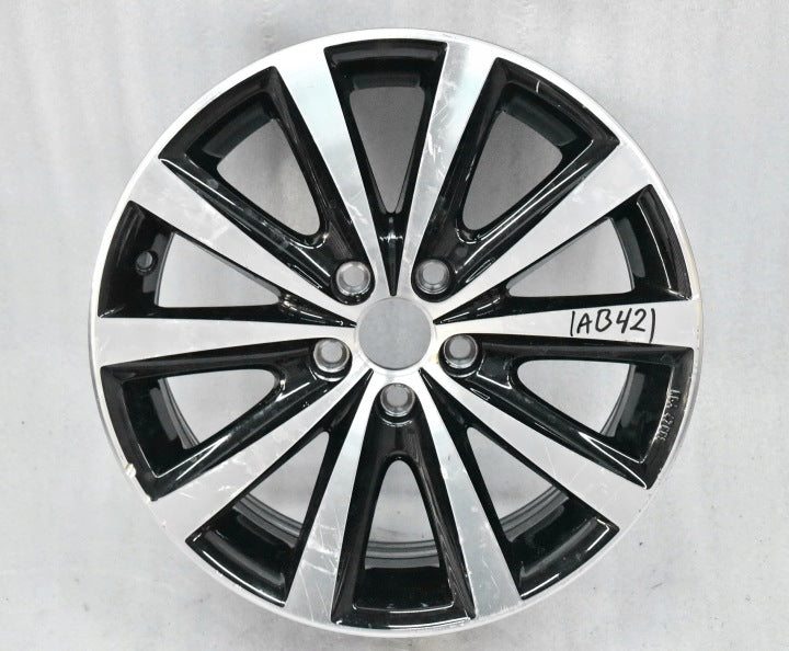 1x Alufelge 16 Zoll 7.0" 5x100 46ET Glanz Schwarz 6R0601025N VW Polo 6r FEL3782972555cv