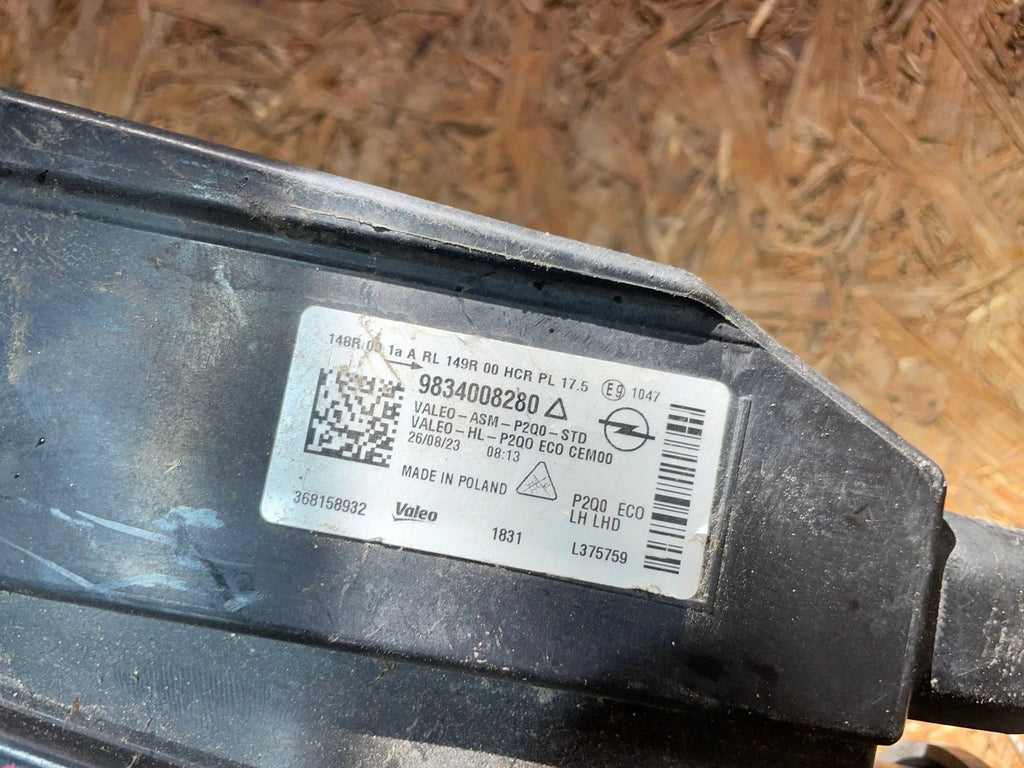 Frontscheinwerfer Opel Mokka 9834008280 S2510F072 Full LED Links Headlight SCH3601909360ev