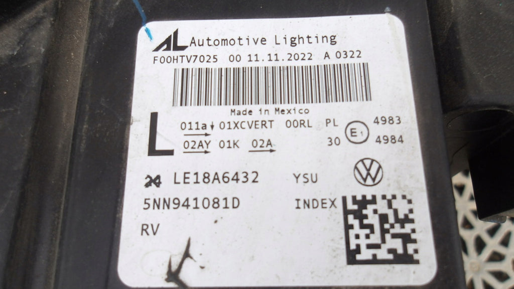Frontscheinwerfer VW Tiguan Allspace 5NN941081D Links Scheinwerfer Headlight SCH7730343936cc