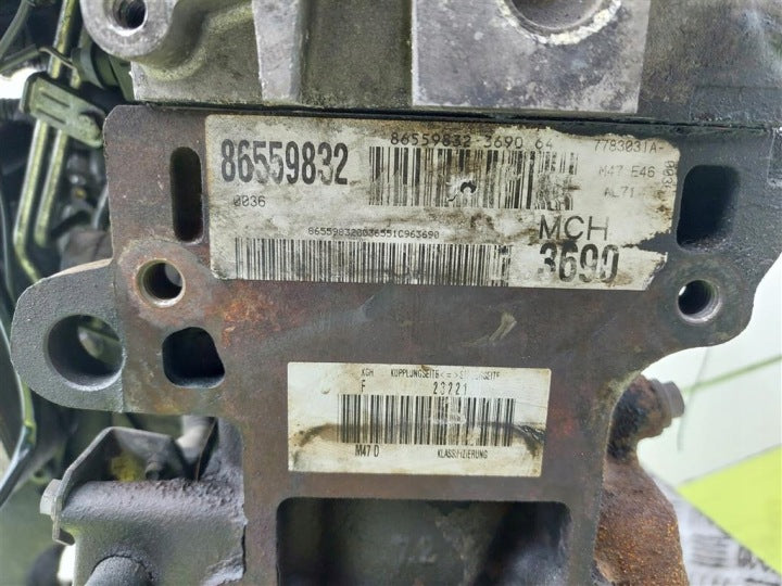 Motor BMW E46 M47E46 2.0 322TKm 1998 Diesel Engine Komplett MOT2945652220ua