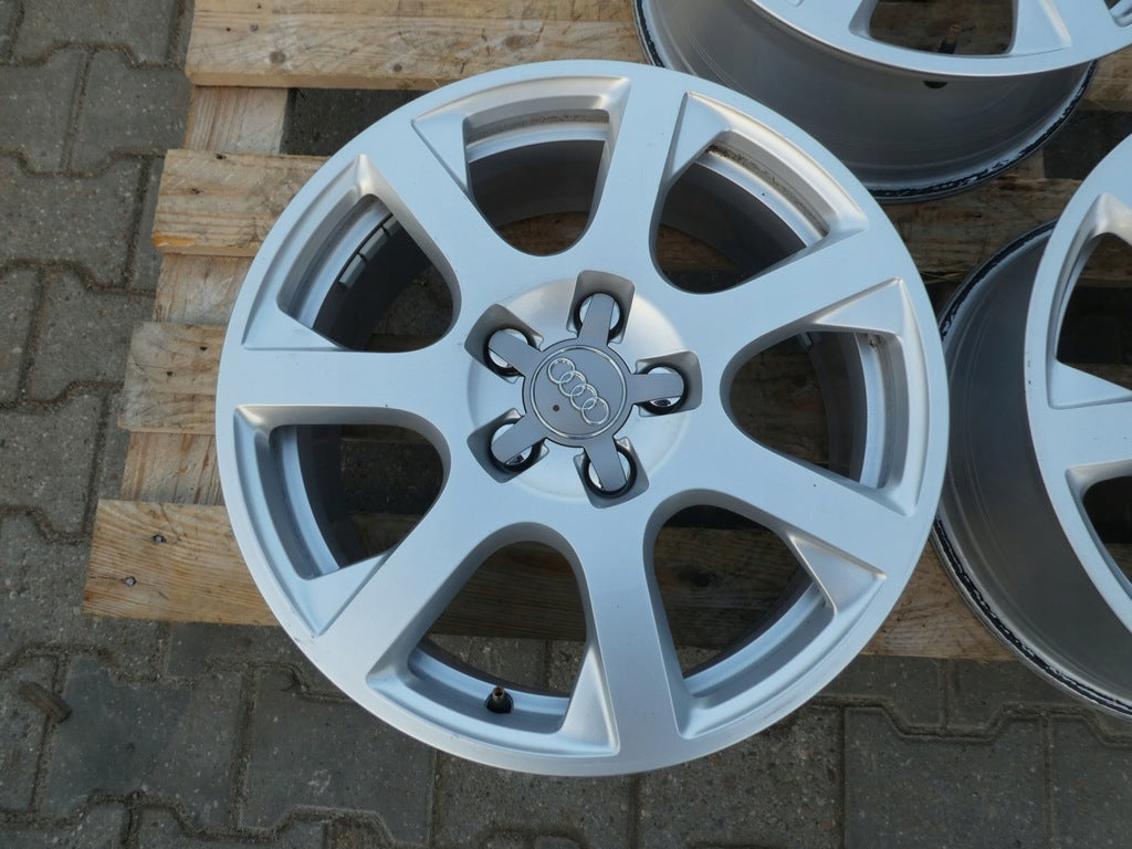 4x Alufelge 17 Zoll 7.0" 5x112 37ET Glanz Silber 8R0601025E Audi Rim Wheel FEL1650245957xe