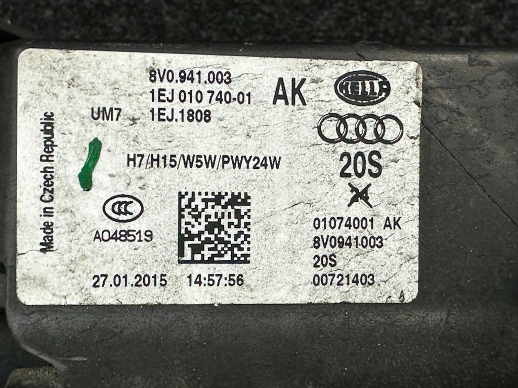 Frontscheinwerfer Audi A3 8V0941003 Links Scheinwerfer Headlight SCH7921722392ru