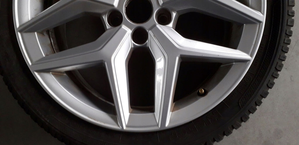 1x Alufelge 17 Zoll 7.0" 5x112 51ET Matt Silber 6F0601025C Seat Ibiza V