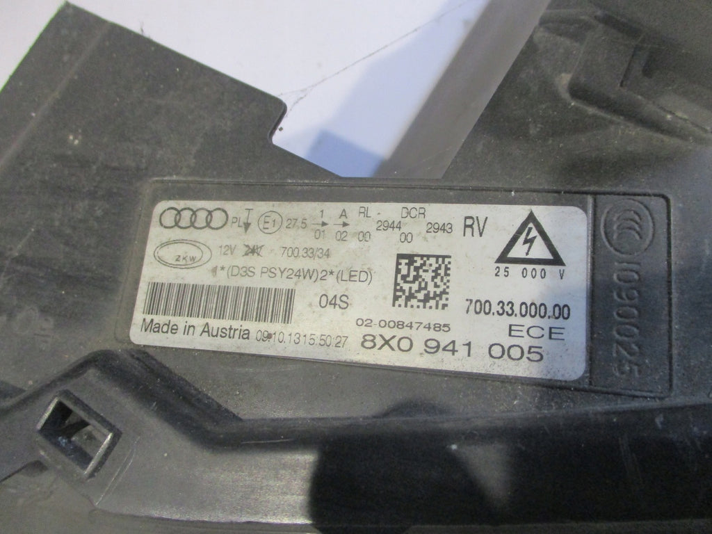 Frontscheinwerfer Audi A1 8X0941005 LED Links Scheinwerfer Headlight SCH2883506878iu