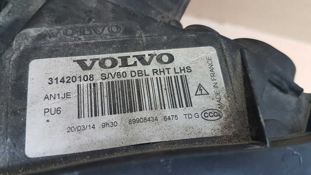 Frontscheinwerfer Volvo S60 V60 31420108 Xenon Links Scheinwerfer Headlight SCH1454297257hd