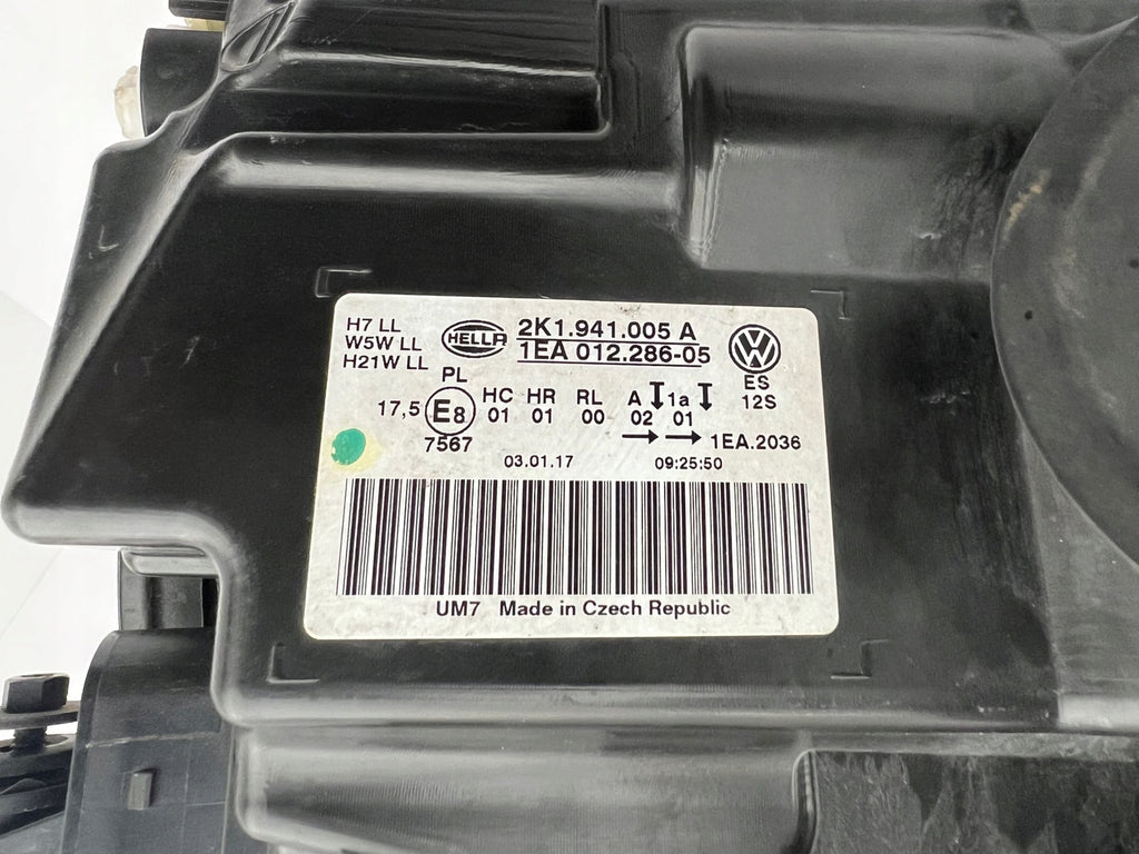 Frontscheinwerfer VW Caddy 2K1941005A Halogen Links Scheinwerfer Headlight SCH4252803943ih