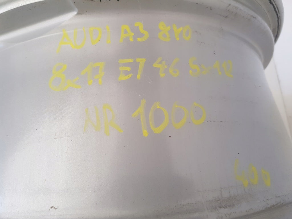 1x Alufelge 17 Zoll 8.0" 5x112 46ET 8Y0601025 Audi A3 Rim Wheel FEL9459558475so