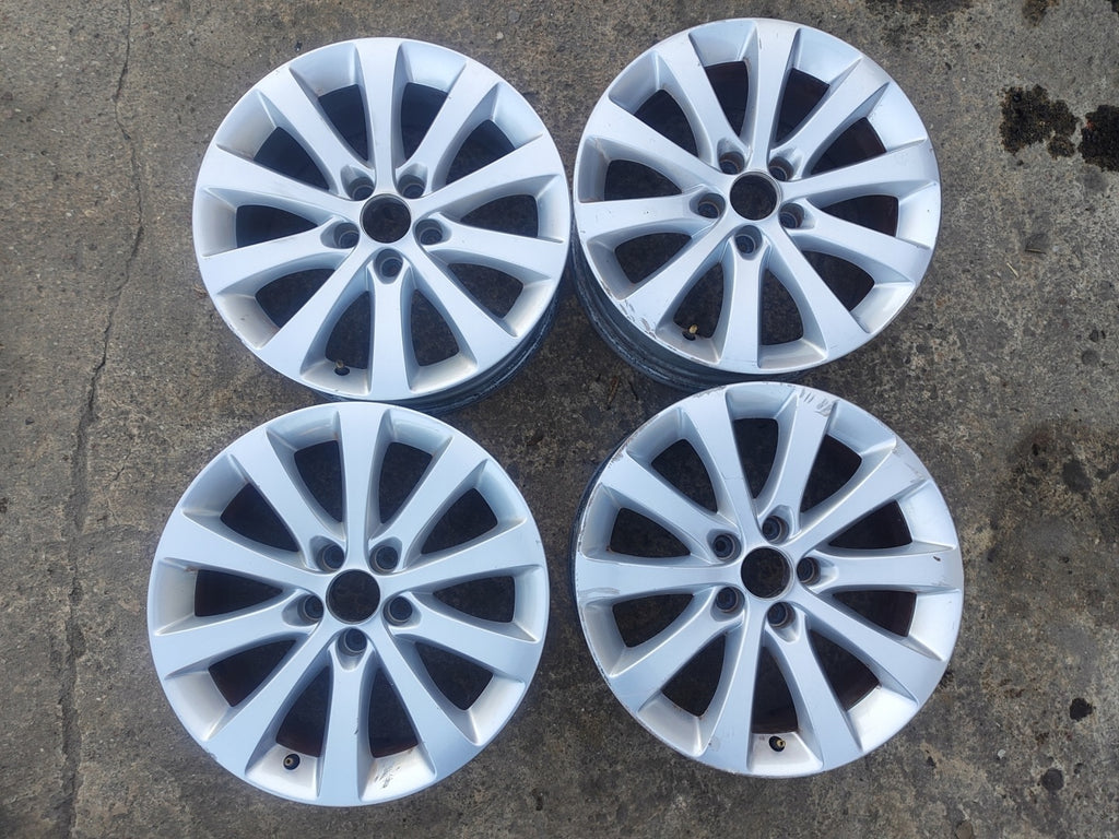 4x Alufelge 17 Zoll 7.0" 5x110 35ET Glanz Silber 13269541 Opel Meriva B FEL7016397900je