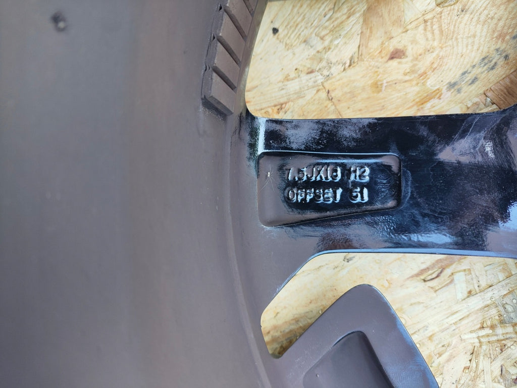 1x Alufelge 18 Zoll 7.5" 5x114.3 51ET Glanz Schwarz 52910-R2220 Kia Sportage FEL2102032575aj
