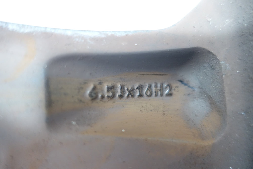 1x Alufelge 16 Zoll 6.5" 4x108 37,5ET Glanz Grau GN15-B3B Ford Fiesta Ecosport