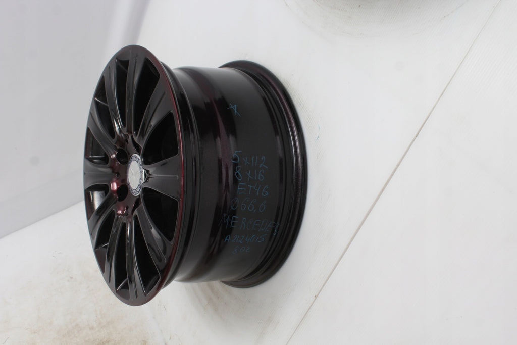 4x Alufelge 16 Zoll 8.0" 5x112 46ET Glanz Graphit A2124015802 Mercedes-Benz FEL2139799057ke