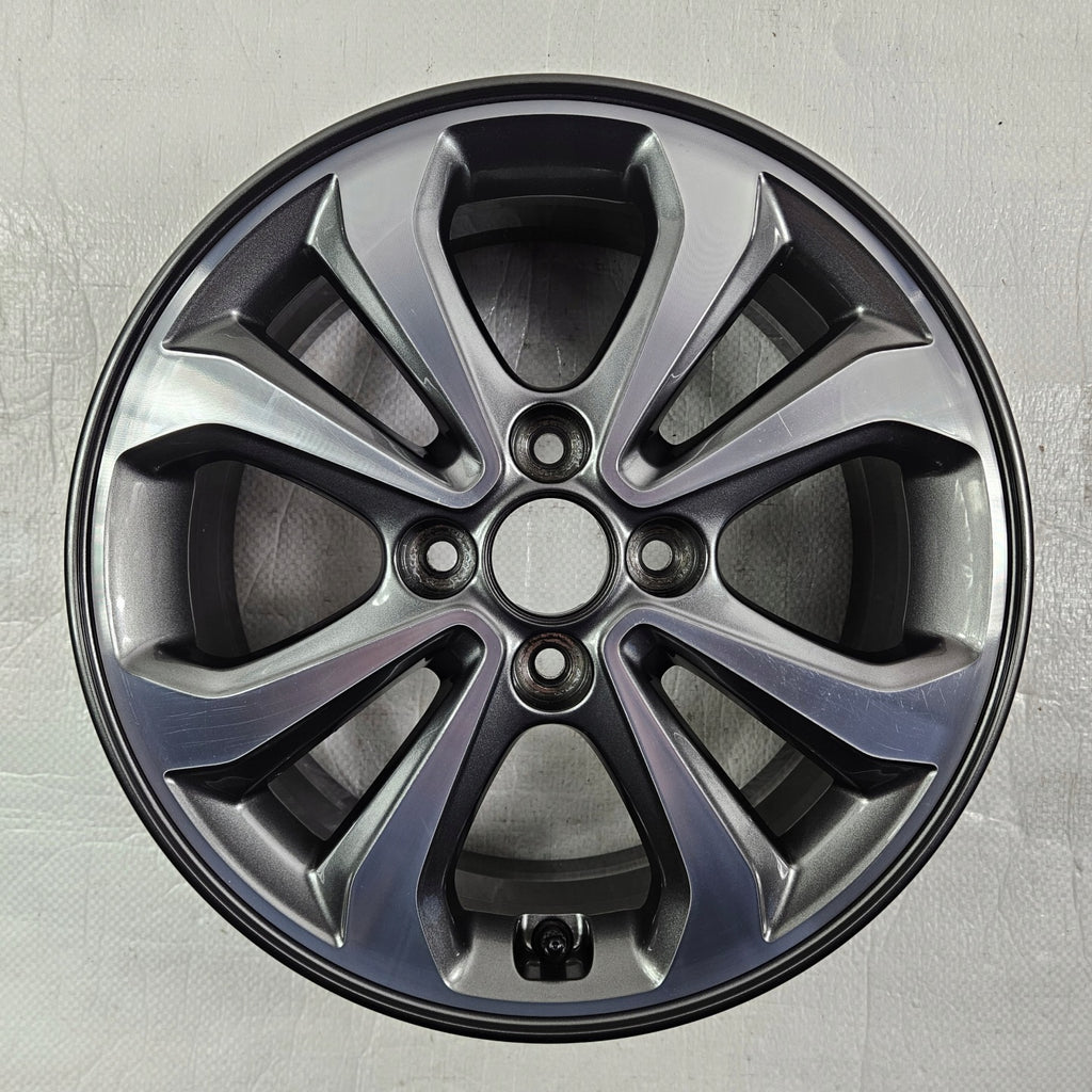 1x Alufelge 15 Zoll 6.0" 4x100 47ET 52910C8800 Hyundai I10 III I20 Rio Rim Wheel FEL9521812102gn