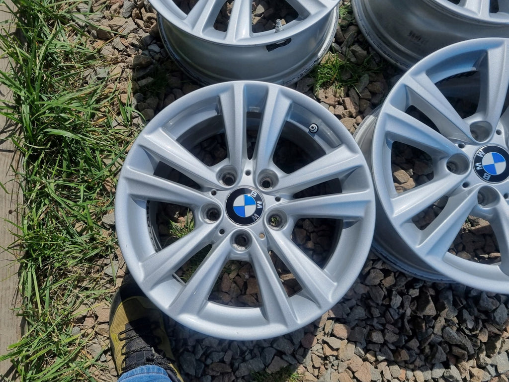 4x Alufelge 16 Zoll 7.5" 5x120 37ET Glanz Silber 6866304 BMW 3 I Rim Wheel FEL1076243519tu