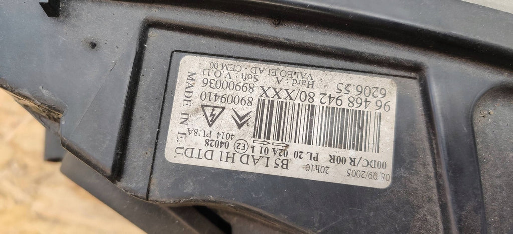 Frontscheinwerfer Citroën C4 I 9646894280 Xenon Ein Satz Scheinwerfer Headlight