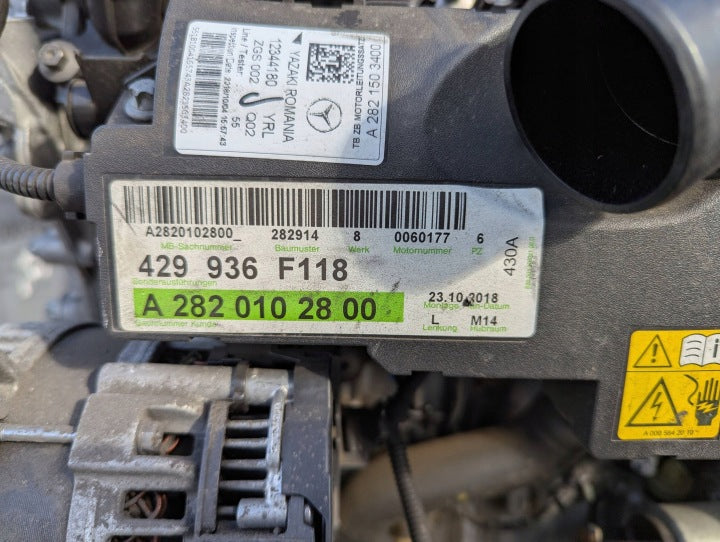 Motor Mercedes-Benz W177 282914 1.3 CGI 2018 Benzin Engine Komplett MOT9171776794pq