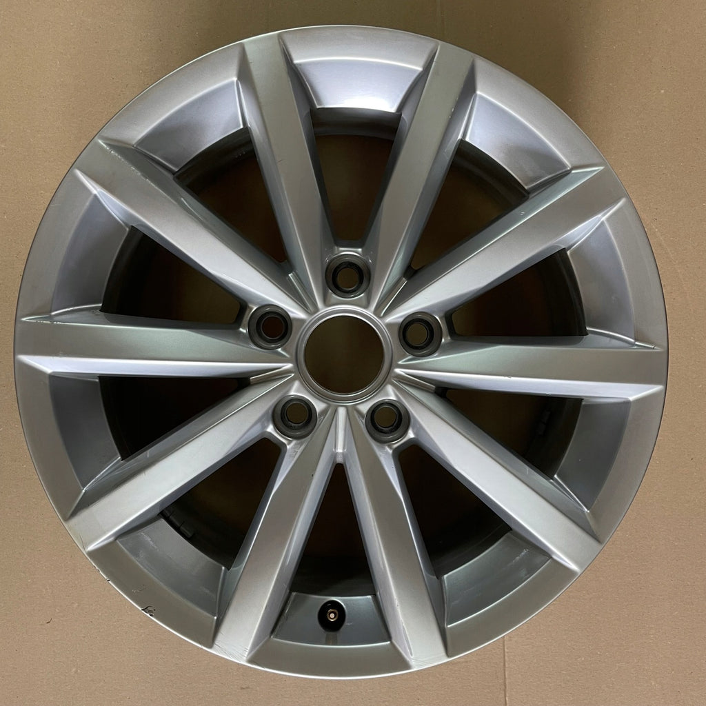 1x Alufelge 16 Zoll 6.5" 5x112 46ET Glanz Silber 5G0601025BQ VW Golf Vii